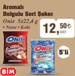 ONİX AROMALI DOLGULU SERT ŞEKER